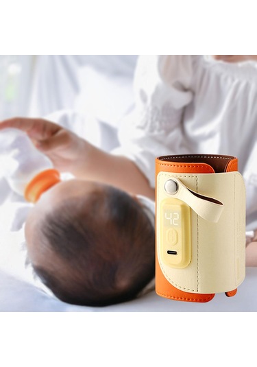 Homyl Biberon Isıtıcı Taşınabilir Isıtma Süt İş Turuncu