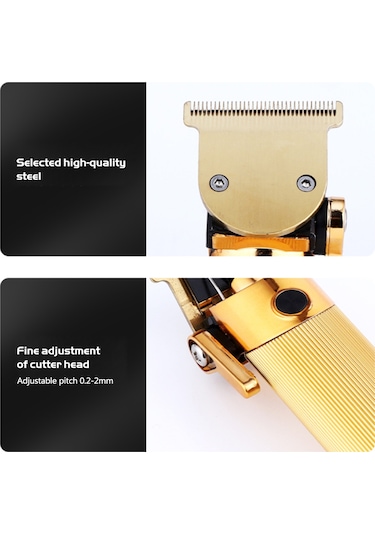 Suofeng "profesyonel Lcd Ekranlı 2 Hızlı Ipx4 Su Geçirmez Saç Kesme Makinesi"