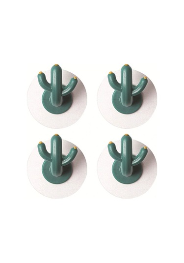 Hh 4 Adet Kaktüs Şeklinde Duvara Monte Kanca, Güçlü Taşıma Kapasitesi, Çanta, Havlu, Şemsiye Kancası, Düzenleyici, Yatak Odası, Mutfak, Kanca, Havlu H Diğer