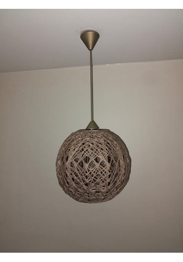 Efect Home Design Bohem,ahşap,jüt,hasır,modern,doğal Sarkıt Avize HASIR