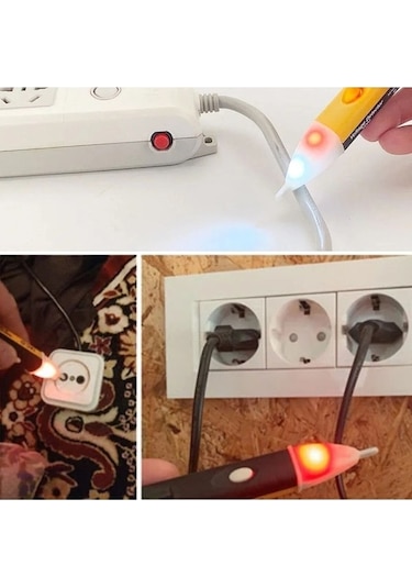 Novahub 1ac-d Kontrol Kalemi Temassız Faz Ve Kaçak Akım, 2 Adet Pil, Kontrol Kalemi