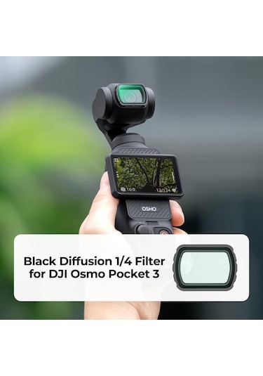 K&f Concept Magnetic Black Diffusion 1/4 Djı Osmo Pocket 3 Comb