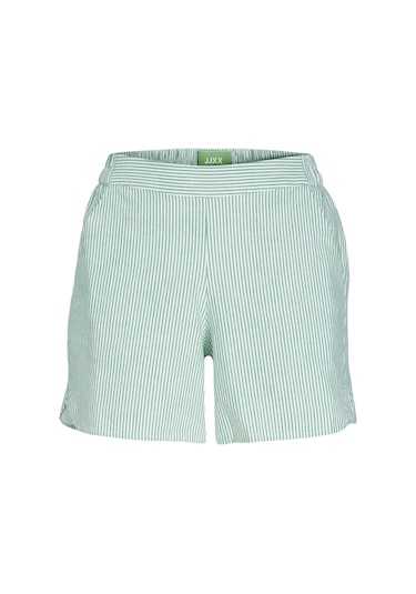 Jack & Jones Kadin Çizgi Desenli Rahat Kesim Sort - Siva 12254554 Grayed Jade Kırmızı