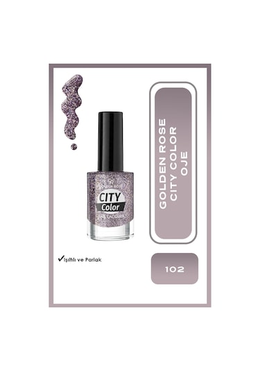 Golden Rose City Color Oje 102