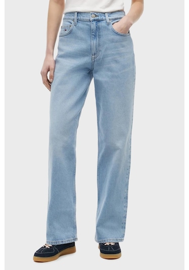 Tommy Jeans Bayan Kot Pantolon Dw0dw23018 1ab Açık Mavi Tommy Jeans Bayan Kot Pantolon Dw0dw23018 1ab Açık Mavi