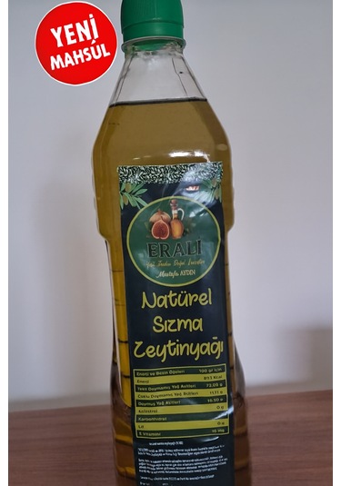 Erali Gıda Naturel Sızma Zeytinyağı 1 L