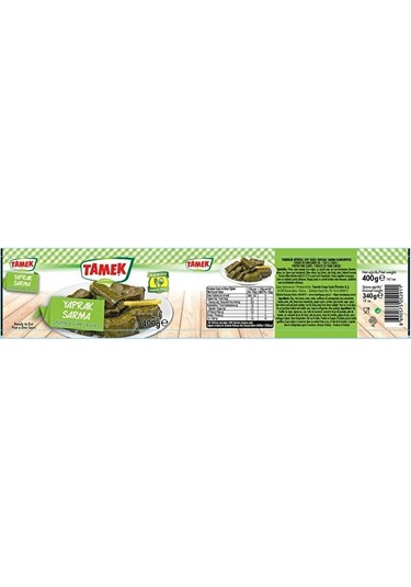 Tamek Yaprak Sarma 400 Gr X 4 Adet
