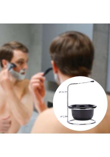 Suntek Tıraş Kasesi Paslanmaz Çelik Pürüzsüz Sabunu Siyah