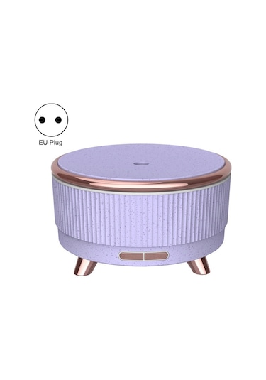 Ultrasonik Aromaterapi Difüzör Nemlendirici Uçucu Yağ Difüzörü Ab Tak Mor Çiçek Nokta