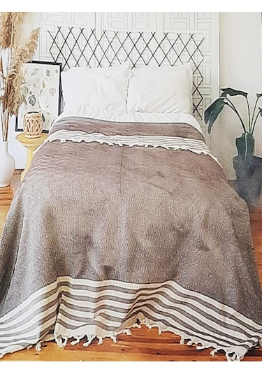 Fialka Dekoratif Örtü Siyah 200x240 Siyah