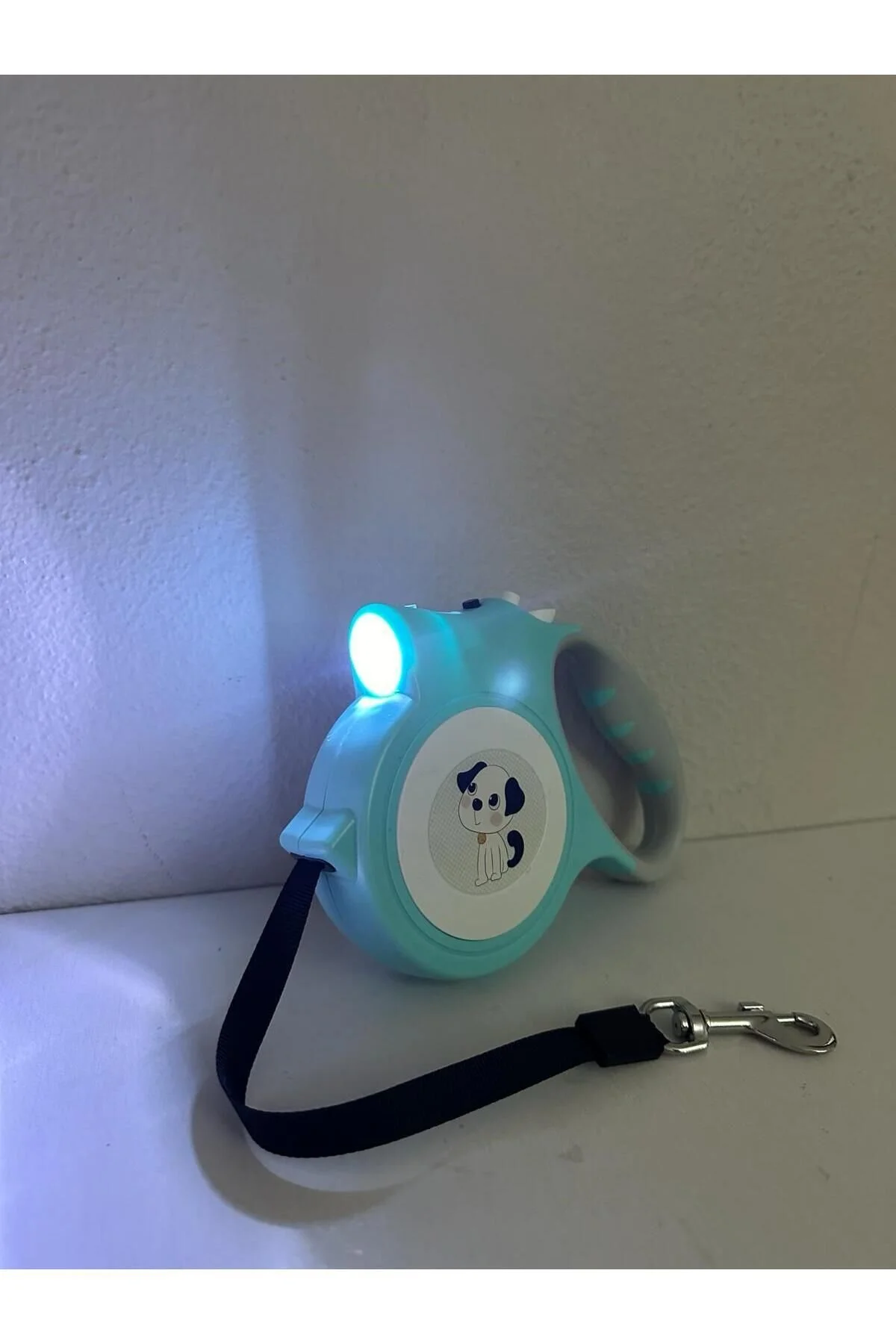Led Işıklı Köpek Gezdirme Tasması 5 Mt Mavi
