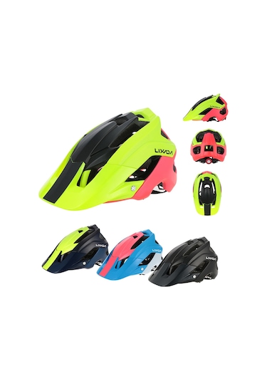 Lixada Jc-006 Dağ Bisikleti Kaskı Mat Siyah