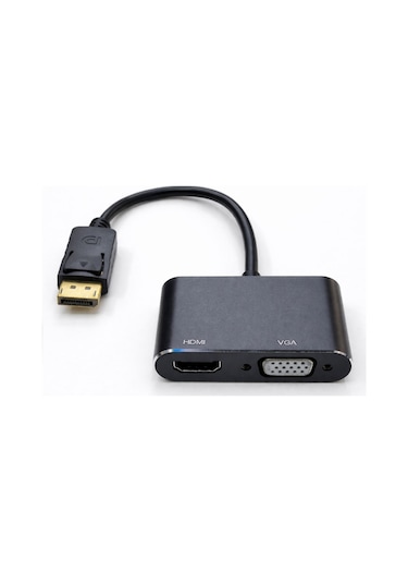 Display To Hdmı+vga Çevirici Dönüştürücü Adaptör
