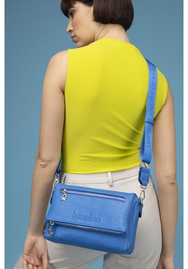 Benetton Kadın El Çantası Bnt1476 Mavi Mavi