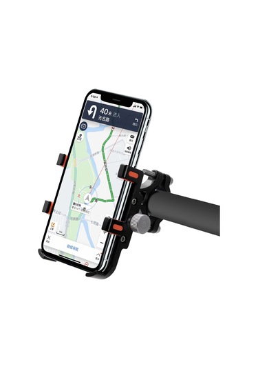 Sones Mpb-91 Motosiklet Altı Pençe Alüminyum Alaşımlı Cep Telefonu Tutucu Braketi Siyah