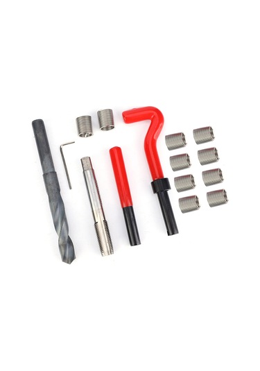 Maiyame Paslanmaz Çelik M14x1.5 Diş Açma Ve Tamir Seti - 15 Parça Profesyonel Takım 112 Karakter