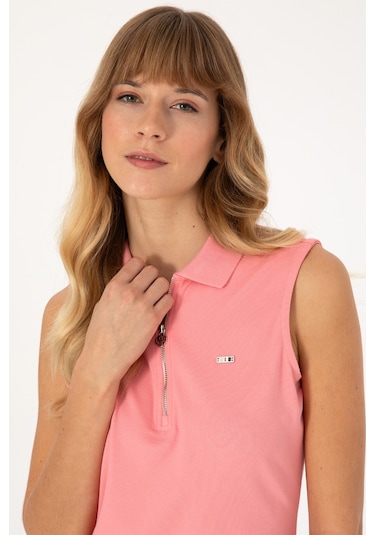 U.s. Polo Assn. Kadın Pembe Tişört 50324852-vr041 Pembe