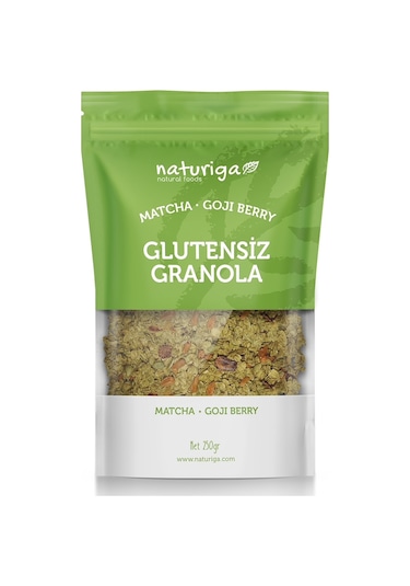 Naturiga Glutensiz Matcha & Goji Granola 250 G