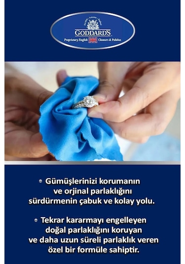 Goddar S Gümüş Cilası Gümüş Parlatıcısı Silver Shine 125 Ml. Tekli