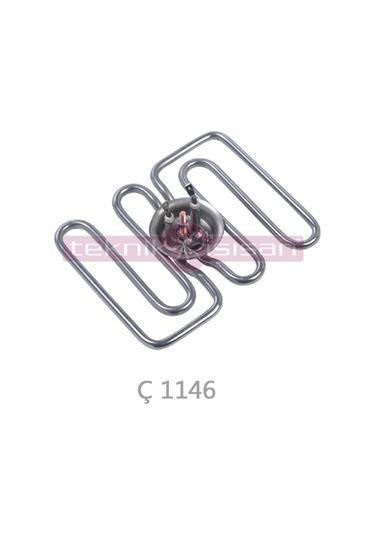 Semaver Rezistansı Yuvarlak Flanş 3200w 19x17 Cm