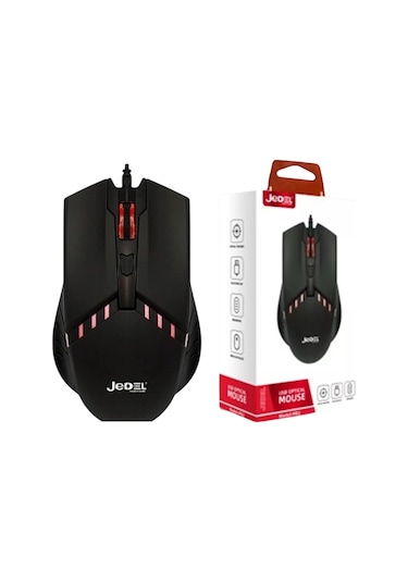 Jedel M82 Usb Optik Kablolu Mouse - Renkli Led Işıklı -