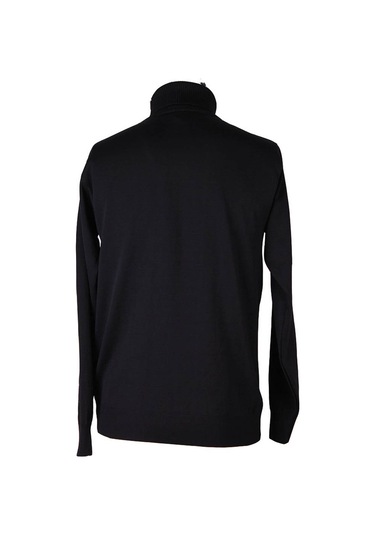 Trender Tam Balıkçı Siyah Erkek Kazak Ysn03 Siyah