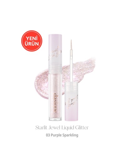 Dasique İnci Işıltılı Likit Glitter Starlit Jewel Liquid Glitter 03 Purple Sparkling 03 Purple Sparkling