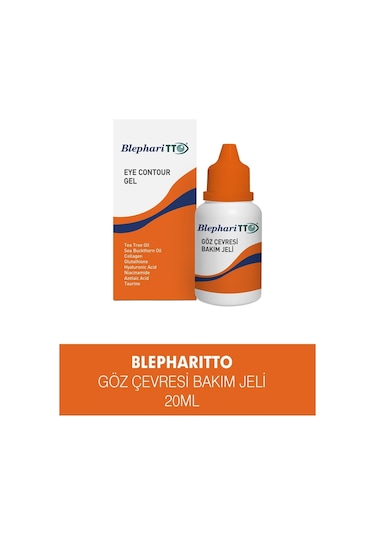 Blephari-tto Göz Çevresi Bakım Jeli 20ml Panthenol // Hydrolyzed // Triethanolamine