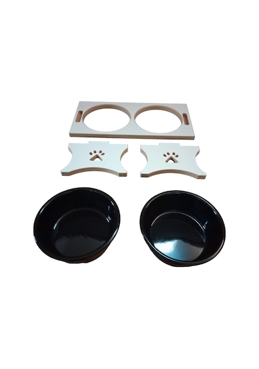 Realwood Seramik Kaseli Orta Büyük Irk Köpek Mama Su Kabı 2 L