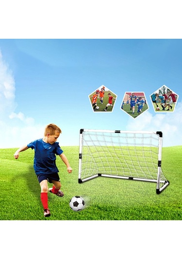 Homyl Çocuklar Için Arka Bahçe Futbol Kalesi Seti Yetişkinler Çok