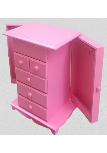 Hobi Takı Kutu Makyaj Şifonyer 90389 Model 9çekmece Parlak Pembe Ahşap Mdf Elyapım Hobi Takı Kutu Makyaj Şifonyer 90389 Model 9çekmece Parlak Pembe Ahşap Mdf Elyapım