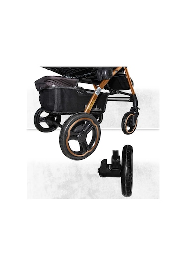 4 Baby Active Plus Gold Çift Yönlü Bebek Arabası