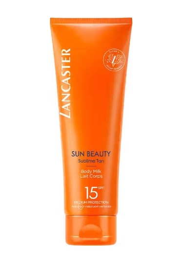 Lancaster Sun Beauty Sublime Tan Body Milk SPF15 250 ml Güneş Koruyucu Vücut Sütü