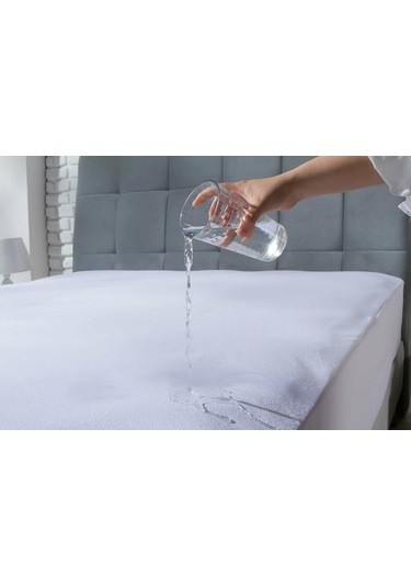 Doqu Home Sleepline Sıvı Geçirmez Fitted Alez 200 x 200 Beyaz