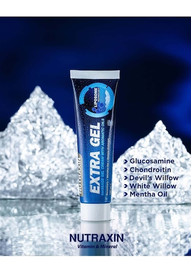 Nutraxin Extra Gel Mentol Ferahlığı Masaj Jeli 2 x 100 ML