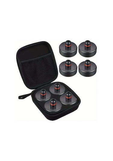 Honeybeeshop Mealam 4lü Jack Pedleri Ve Saklama Kutusu Poliüretan Tesla Model 3 S X Y Uyumlu Yalıtımlı Araç Kaldırma Puckları