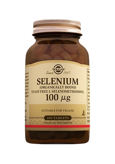 Solgar Selenium Selenyum 100 Mcg 100 Tablet