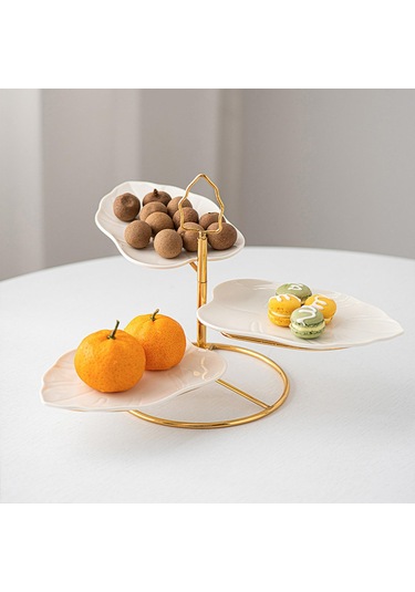 Suntek Magideal Cupcake Meyve Tatlısı Servis Tabakları Partiler Beyaz