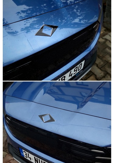 Togg T10f Sedan Uyumlu Amblem Kaplama Sticker Set Parlak Siyah