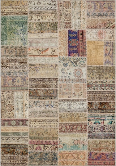 Kaliteli Ve Dayanıklı Patchwork Halı 230x160 Cm 6349