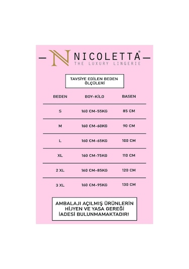 Nicoletta Kadın Külot 10 Lu Paket Yüksek Bel Pamuklu Likrali Karısık Renklı