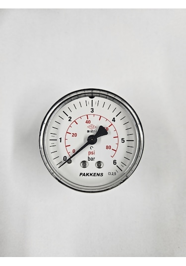 Çap 63 Arkadan 6 Bar Kuru Manometre - Pakkens