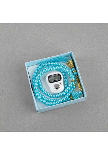 Zikirmatik Elektronik Tesbih Ve 99luk Namaz Tesbih Set 28805333