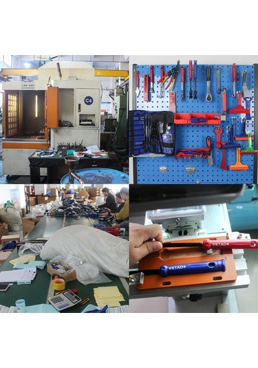 Yifomall Araç İç Aksesuar Sökme Takma Takımı - 5 Parça Mavi Set Kriko Çubuğu + Tornavida - Dayanıklı Ve Pratik