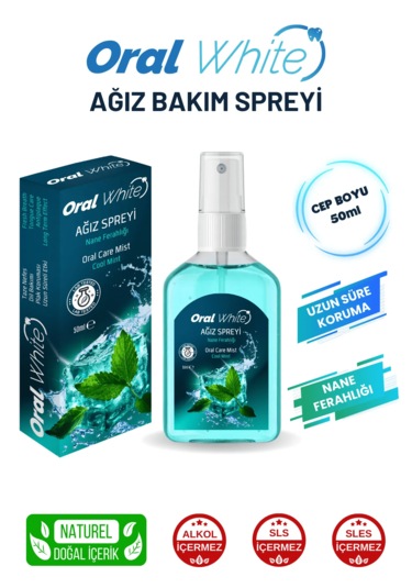 Oral White Cleaning Pro Ağız Bakım Spreyi 50 ML