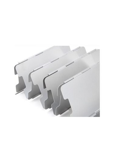 Açık Hava Kamp Ocağı İçin 10 Adet Rüzgar Koruması, Ultra Hafif Çok Renkli