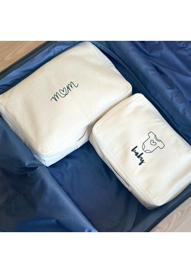 Mama Yoyo 2'li Valiz İçi Organizer Hurç Mom Baby Stuff Çok Renkli