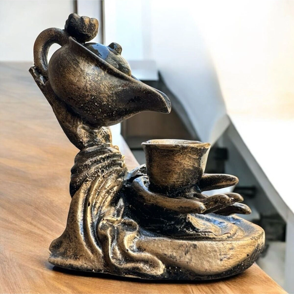 Dekoratif Polyester Tütsülük Biblo Gold Eskitme