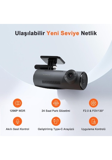70mai M310 2K Dash Cam Araç Kamerası