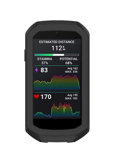 Garmin Edge 1050 Yarım Paket Kronometre Silikon Koruyucu Kılıf İçin Siyah